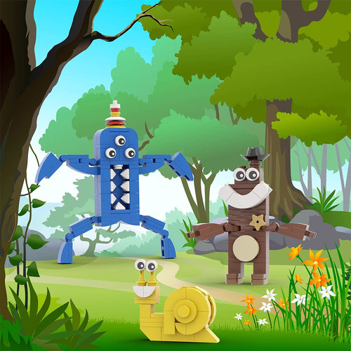 Juego De Bloques De Construcción 3 En 1 Banban 2 Monstruos