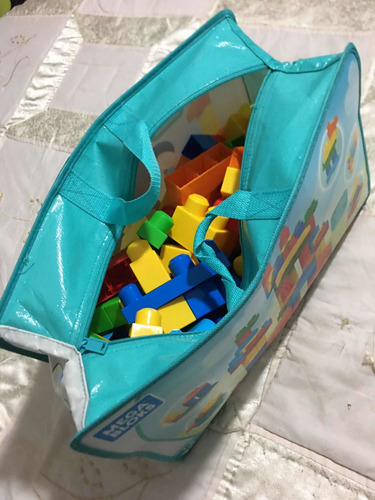 Mega Bloks Fisher Price Bolsa Para Construir Deluxe 150 Piez (Usado)