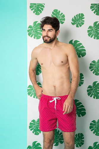 Imagen 3 de 7 de Malla Short De Baño Hombre Estampada Bilbao