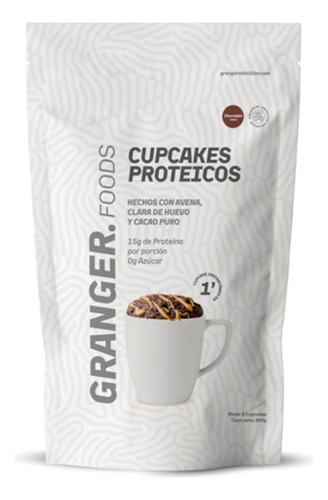 Cupcakes Proteicos Granger 360gr Nutricion Saludable 