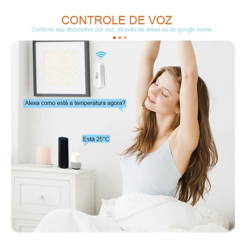 Tuya Sensor De Temperatura E Umidade Wi-fi Ar Condicionado !