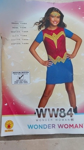 Disfraz Infantil Mujer Maravilla / Wonder Woman Talla 5 A 7 Años