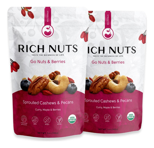 Rich Nuts Go Nuts & Berries Mezcla Gourmet De Frutos Secos G