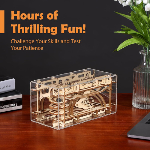 Laberinto De Mármol De Madera Fidget Toy Laberinto De Graved