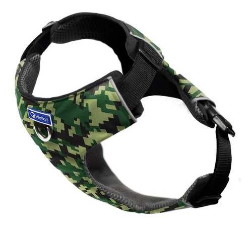 Pechera Para Perros - Arnés Camuflado Militar Walky - Xl