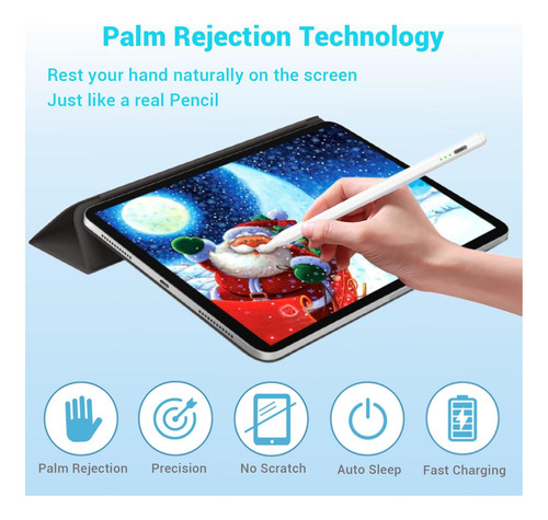 Pen Con Lápiz iPad: Lápiz Óptico Para iPad 10th 9th Palm Con