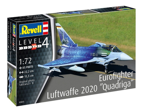 Eurofighter Luftwaffe 2020 Quadriga By Revell # 3843 1/72