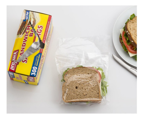 Bolsas Desechables Propack, Sándwich En Plástico Duradero