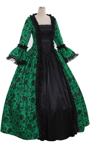 1791s Lady Vestido Rococó Victoriano Para Mujer Traje De Don