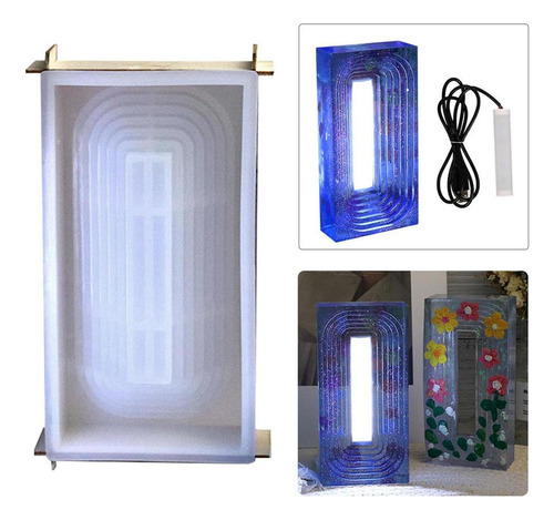 Moldes De Silicona Lámpara De Mesa Molde De Soporte De Luz