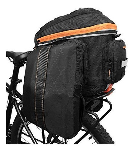 Ibera 2 En 1 Pakrak Commuter Bolsa Para Maletero De Biciclet