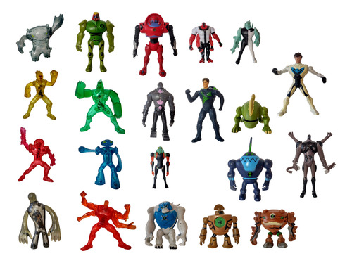 Lote 21 Muñecos Ben10 - Max Steel (usados Buen Estado Leer) (Usado)