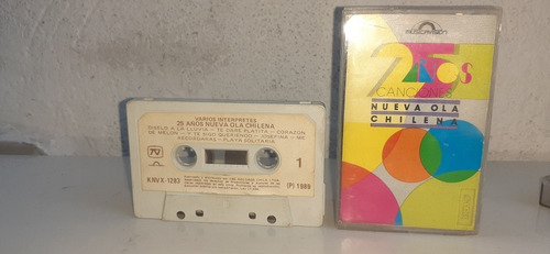Cassette 25 Años De La Nueva Ola Chilena Varios Intérpretes 