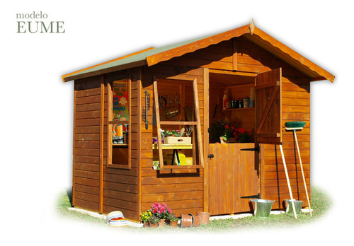 Bodega De Jardín Bdm Ebro - Madera 7,68 Mtrs.2