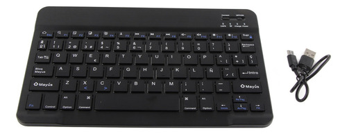 Mini Teclado Delgado Con Bluetooth Para Tablet Universal