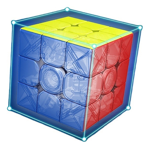 Cubo De Rubik Magnético Tercer Nivel Cubo De Rubik De 5,6 Cm