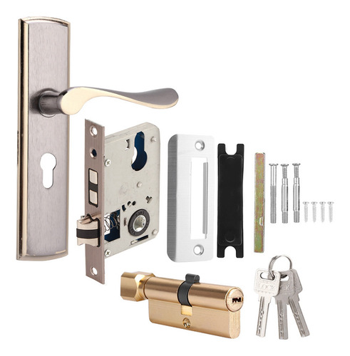 Cerradura De Puerta De Sala De Estar De Aluminio Duradero Pa