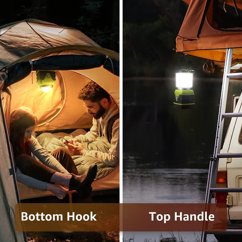 Le 1000lm Linterna Led A Pilas Para Camping, Impermeable...