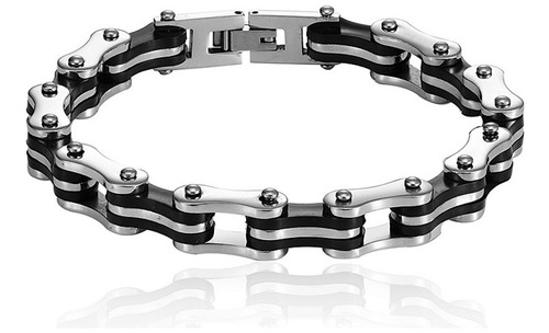 Pulsera Cadena Moto Bicicleta Acero Inoxidable.