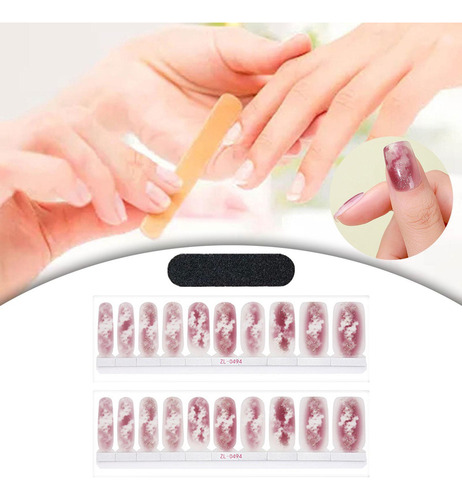20x Pegatinas De Esmalte De Uñas De Envoltura Estilo B