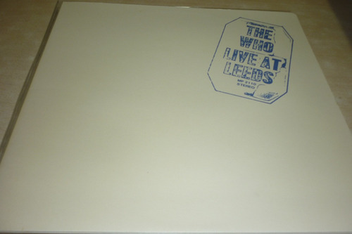 The Who Live At Leeds Vinilo Japon 10 Puntos Vintage Jcd055