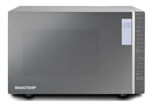 Micro-ondas Brastemp Bmg45ar 32l Inox Espelhado Grill 127v