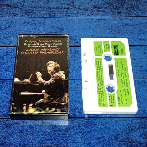 Mozart Ashkenazy Concierto N°22 Cassette Arg Maceo-disqueria