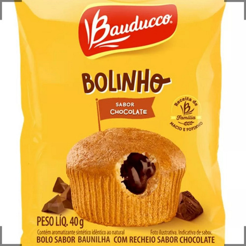 Bolinho De Chocolate Bauducco C/16 Unidades