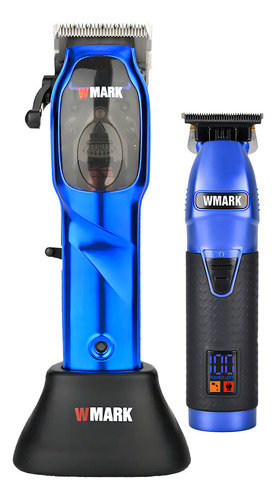 Kit 2 Maquina Wmark Ng 9003 Ng 318 Azul Profissional