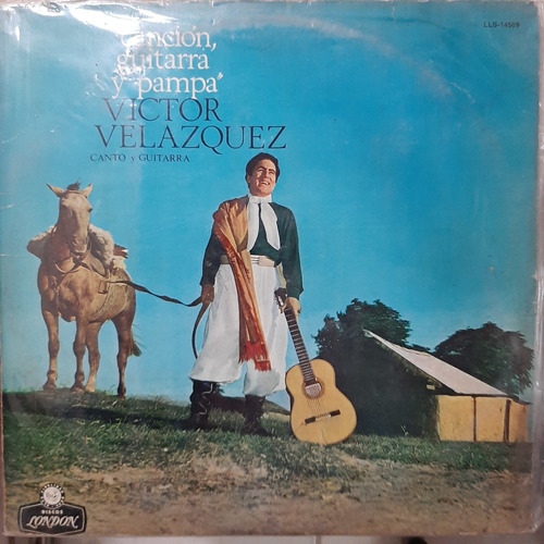 Vinilo Victor Velazquez Cancion Guitarra Y Pampa F5