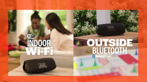 Bocina Portátil Jbl Charge 5 Wi-fi Color Negro Resistente Ag