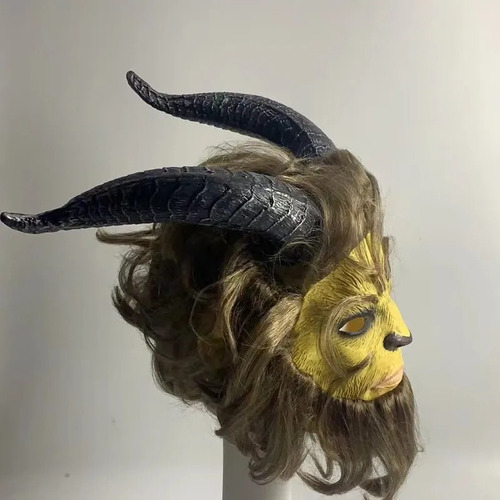 Juego De Rol De Halloween Con La Máscara De La Bella Y La Be