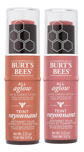 Imagen 2 de 8 de Barra Maquillaje Peach Pond Y Suez Sands (burt's Bees)