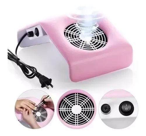 BLUUM Extractor o Aspirador de Polvo Para Manicure uñas Acrilicas 40w