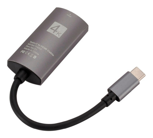 Adaptador Usb Tipo C Hdmi Para Samsung S9 S10 S20 Macbook 4k