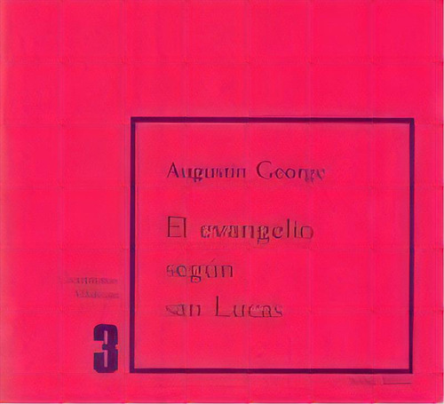 El Evangelio Segãâºn San Lucas, De George, Augustin. Editorial Verbo Divino, Tapa Blanda En Español