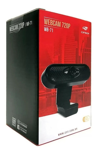 Imagem 4 de 4 de Webcam Videochamada Home Office 720p Hd Usb Microfone C3tech