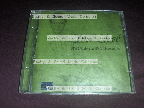 Jose Jose El Principe Con Trio Vol3 Cd Bmg 2003 (Usado)