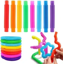 Comprar 96 Peças De Tubos Pop Brinquedos De Inquietação, Tubos