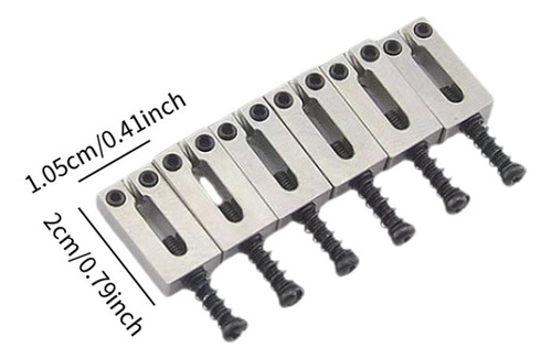 6 Piezas De Sillines De Guitarra Eléctrica, Pieza 10,5 Mm B