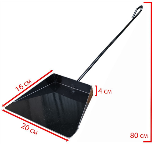 Imagen 2 de 3 de Pala Para Parrilla Fogon Brasero 20x80cm - Brasas®