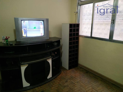 Imagem 9 de 13 de Apartamento Com 1 Dormitório À Venda, 44 M² Por R$ 165.000,00 - Itararé - São Vicente/sp - Ap1317