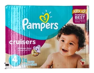 Pañales Pampers Cruisers , Etapa 4, 74 Pañales