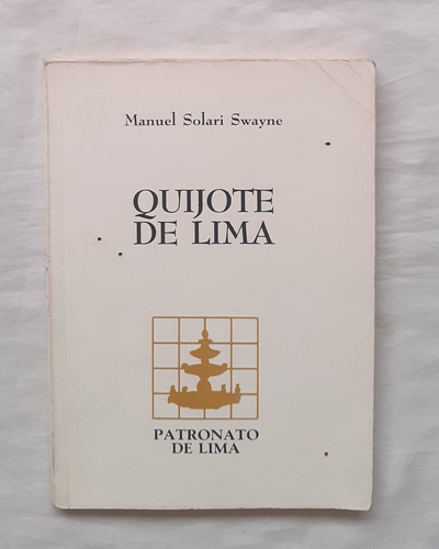 Quijote De Lima Manuel Solari Swayne Libro Original 1991 