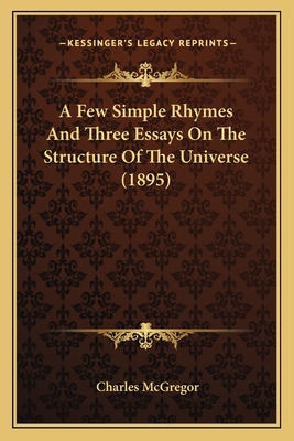 Libro A Few Simple Rhymes And Three Essays On The Structu...