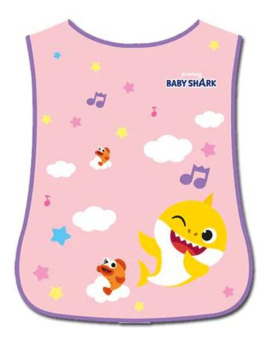 Delantal Escolar Baby Shark