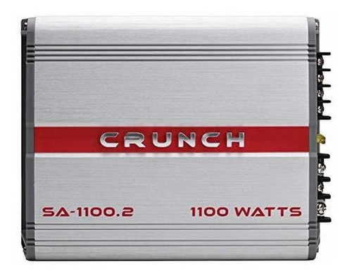 Amplificador Ab 2 Canales 1,100w Crunch Sa-1100.2