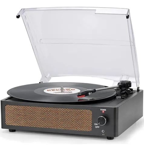 comprar Tocadiscos Con Altavoz, Tocadiscos Vintage Accionado Por Cor