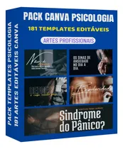 Comprar Pack Canva Psicologia 181 Artes Editáveis Para Redes Sociais