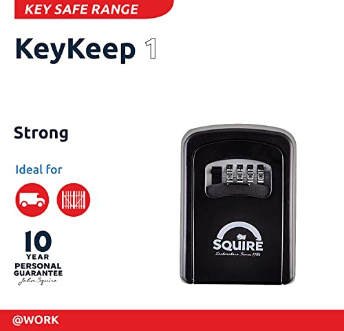 Caja De Seguridad Para Llaves Squire - Candado De Combinació